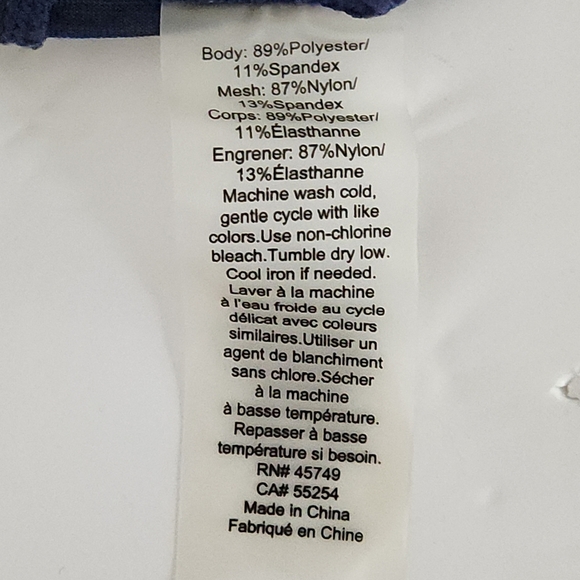 Nanette Lepore Navy Heathered Cropped Leggings – Size L – Excellent Condition - Picture 10 of 14